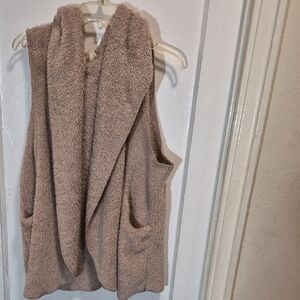 Love J Tan Sherpa Vest